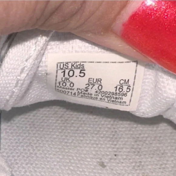 EUC VANS Kids Authentic Skate True White Sneakers size 10.5 - Picture 6 of 8